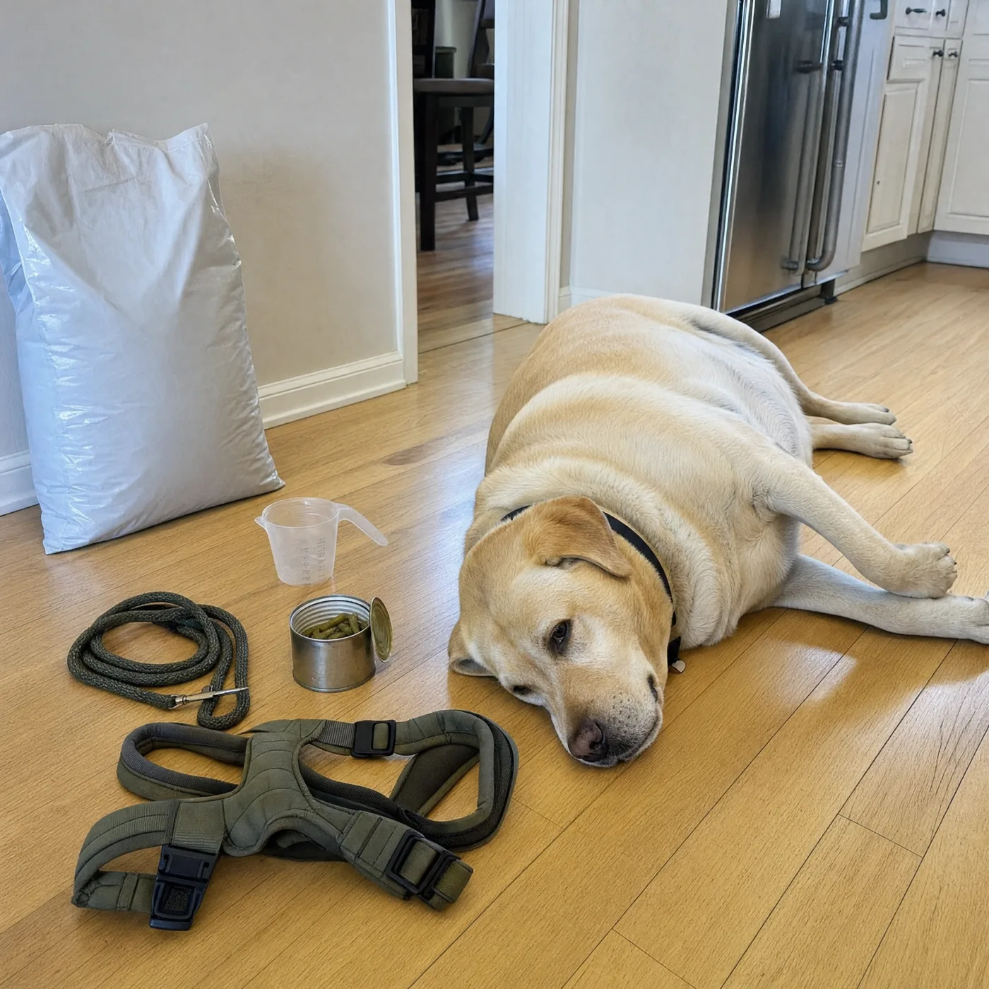 The weight management bag, the measuring cup, and the green beans that never moved the scale